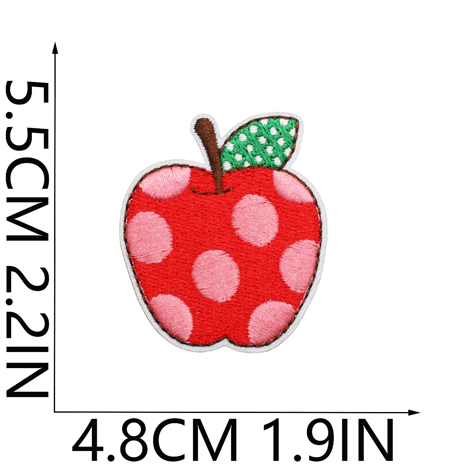 Parche termoadhesivo rayas y manzanas a cuadros, DIY para coser - imagen 2