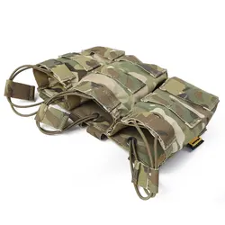 Emersongear Bolsa táctica para cargadores triple, panel abierto nailon