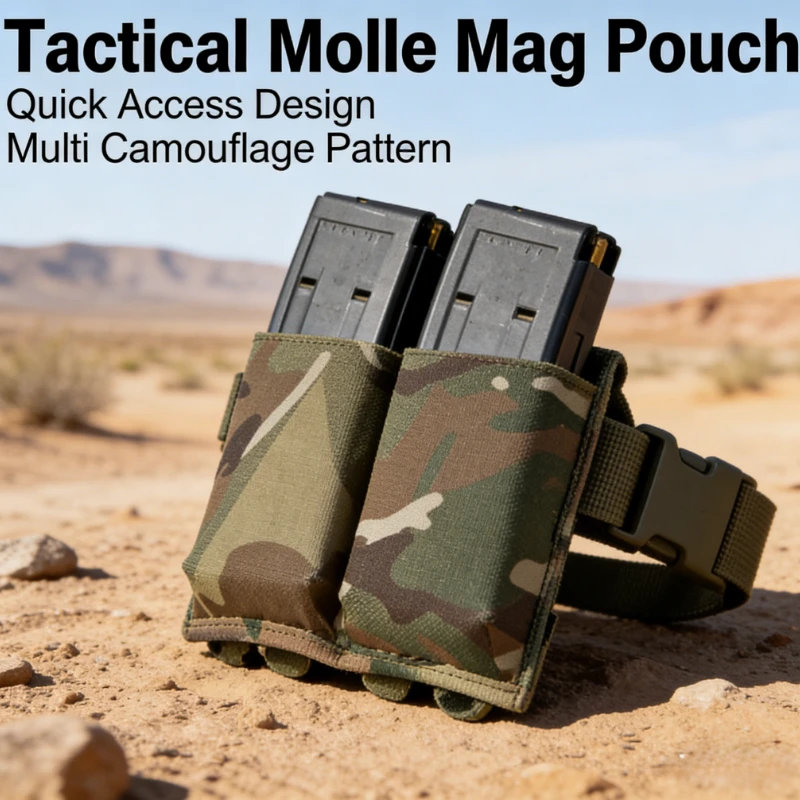 Portacargador MOLLE nailon para cargadores pistola Airsoft - imagen 2