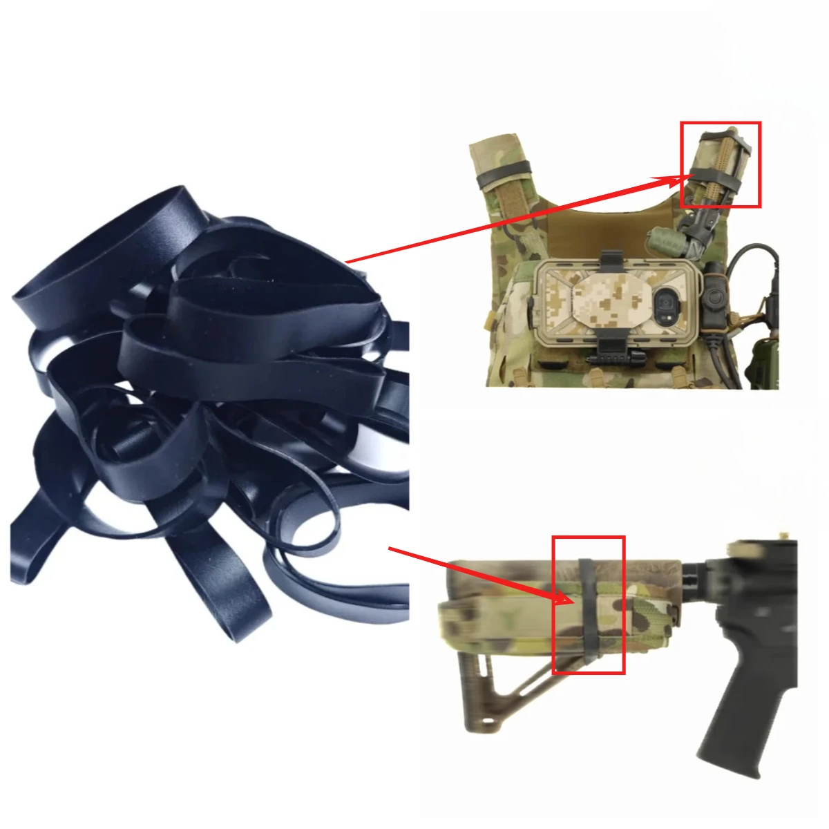 Banda de goma táctica FERRO Ranger fuerzas especiales - imagen 4