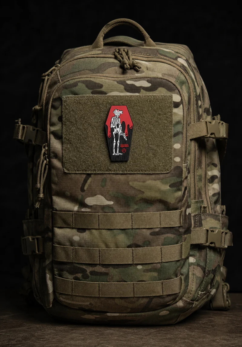 Parche táctico PVC Frogman Sun Archer con demonios y depredadores - imagen 4