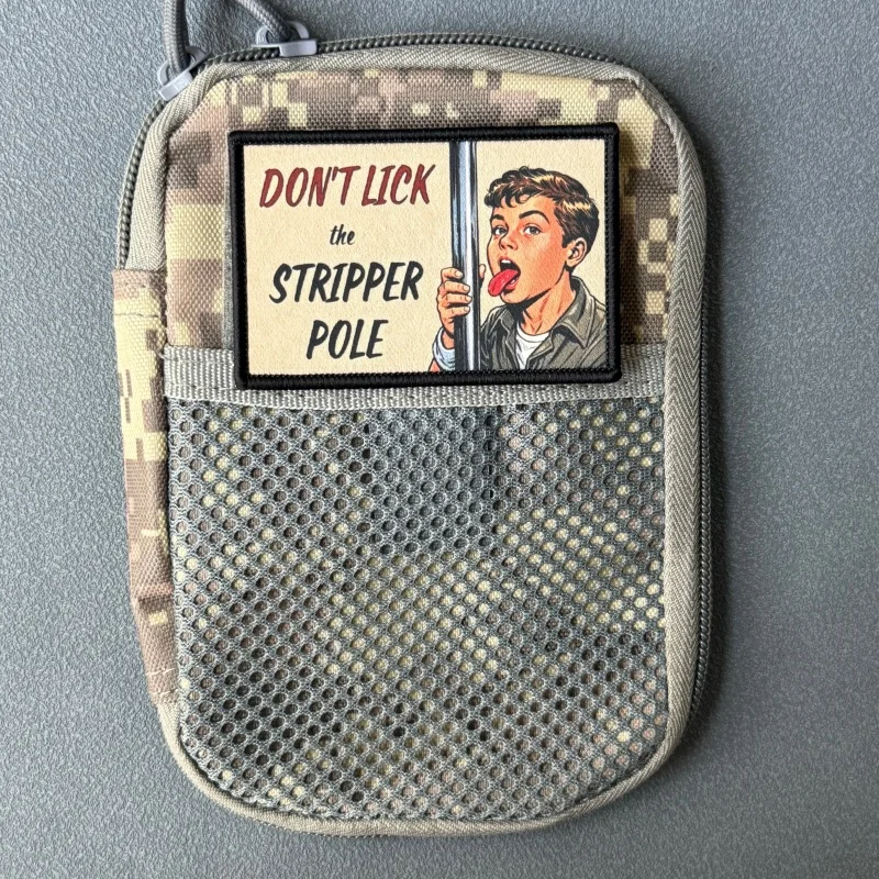 Parche táctico de moral con velcro gancho y bucle para mochilas