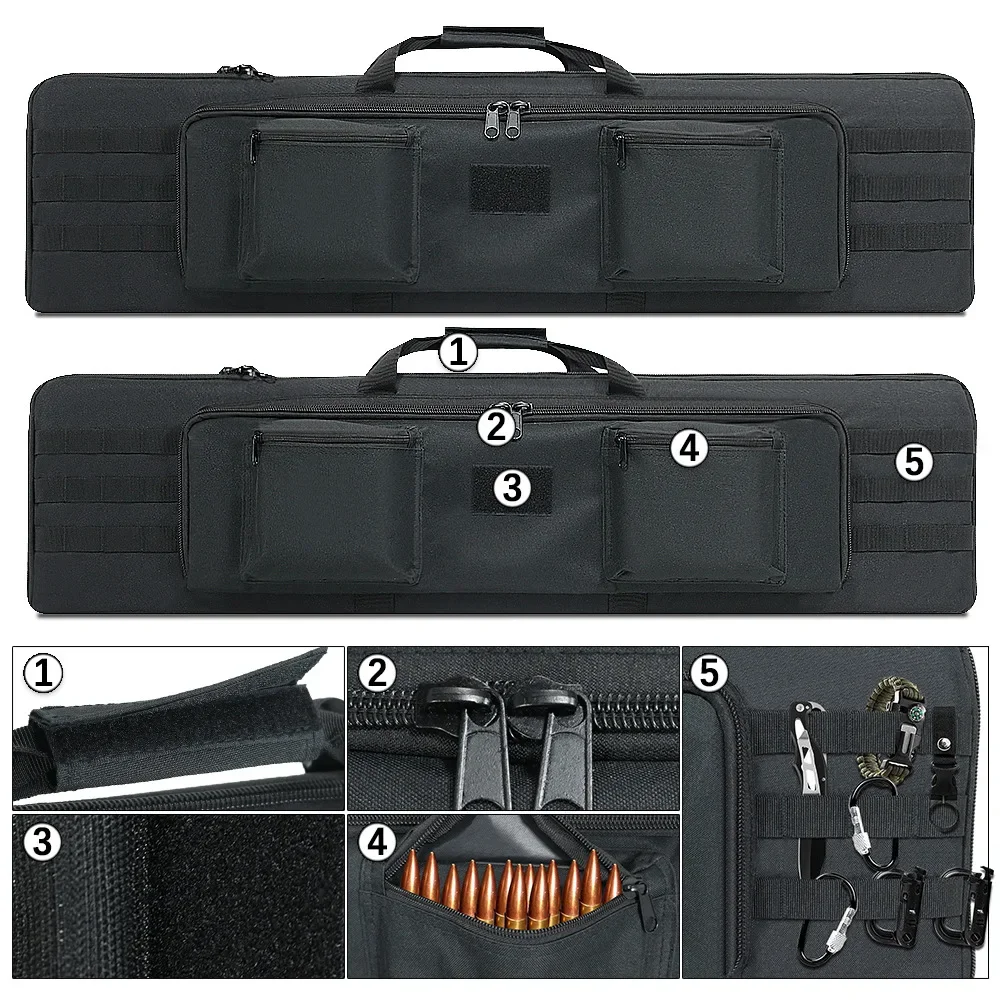 Funda táctica para rifle y carabina, acolchada de transporte - imagen 2