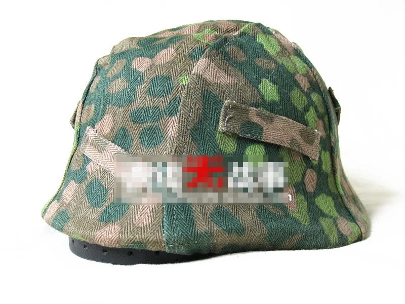 DOT44 Cubierta táctica de casco camuflaje guisante alemán - imagen 3
