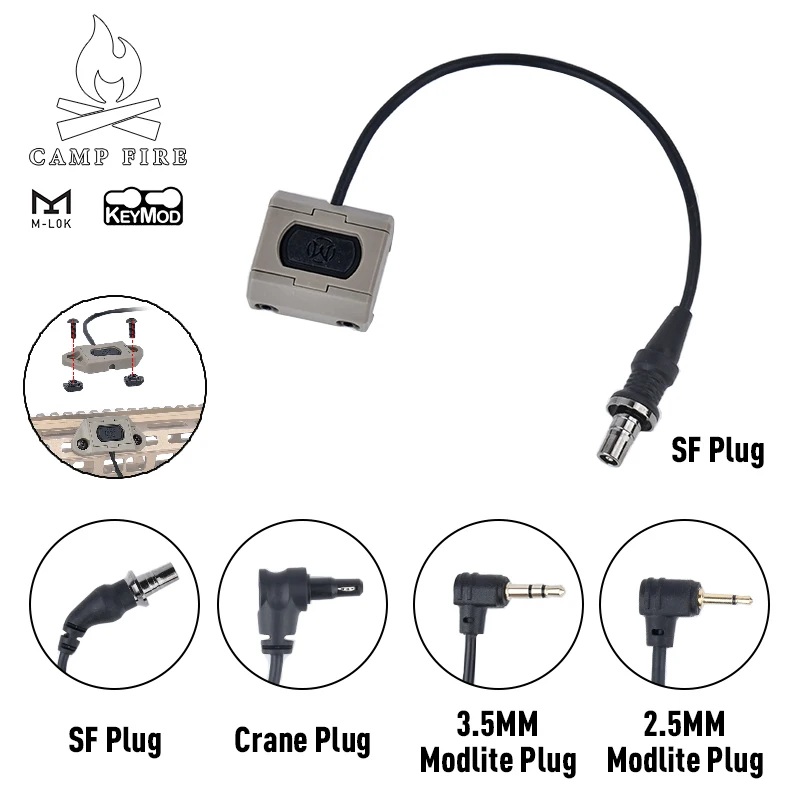 ModButton Lite interruptor remoto táctico para linterna