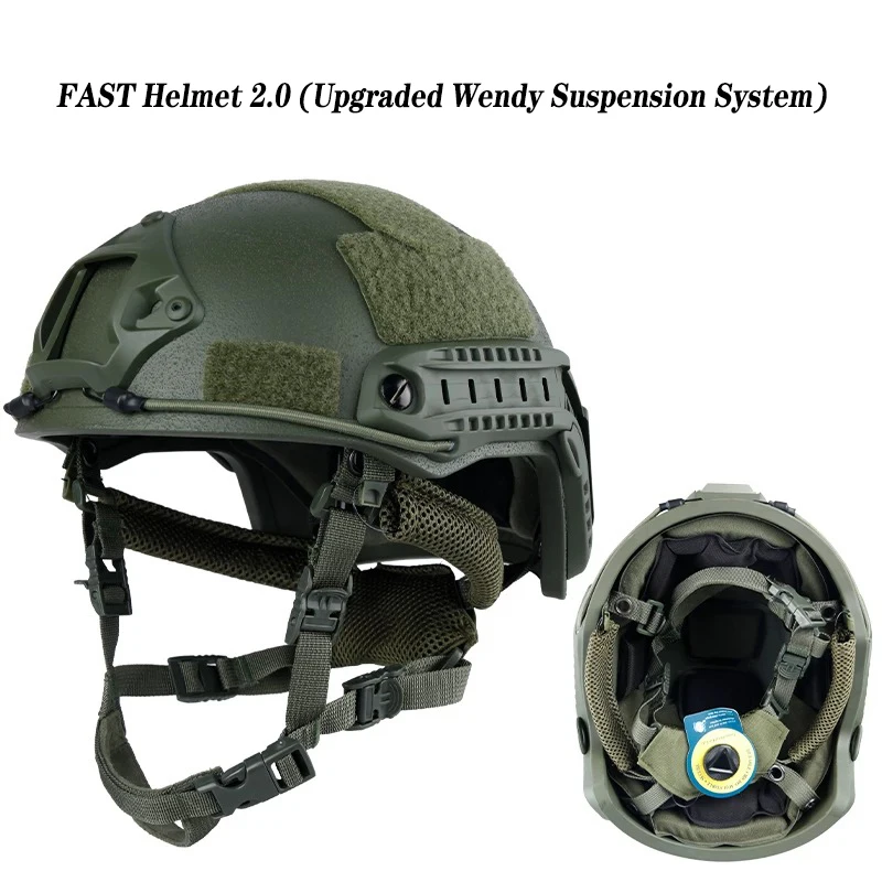 Kefra Casco táctico ACH de corte alto NIJ IIIA FAST Wendy - imagen 2