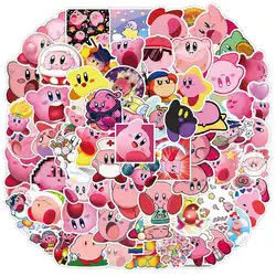 Pegatinas Kirby de dibujos animados estilo tierno para cuadernos