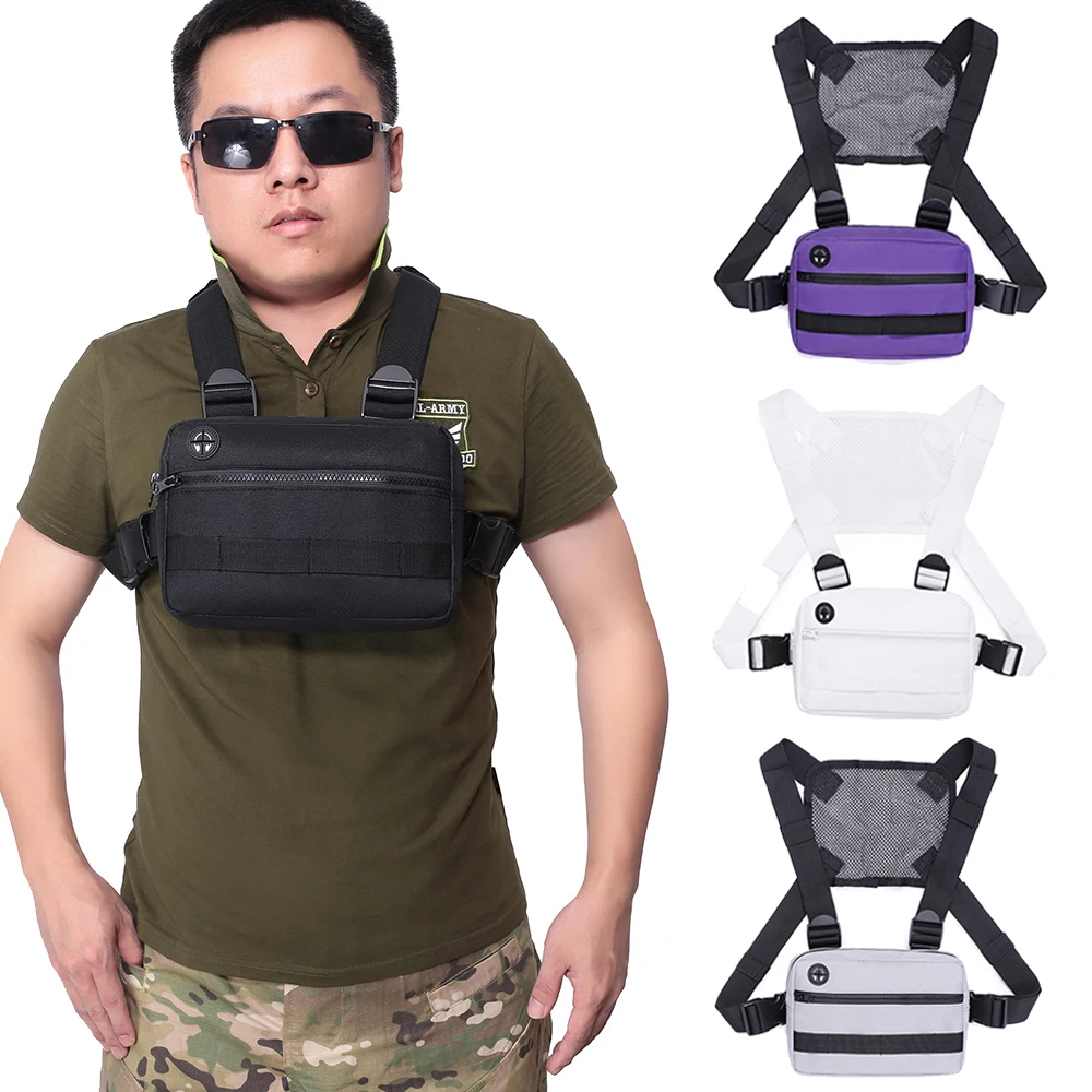 Bolsa de pecho MOLLE EDC táctica frontal para chaleco - imagen 3