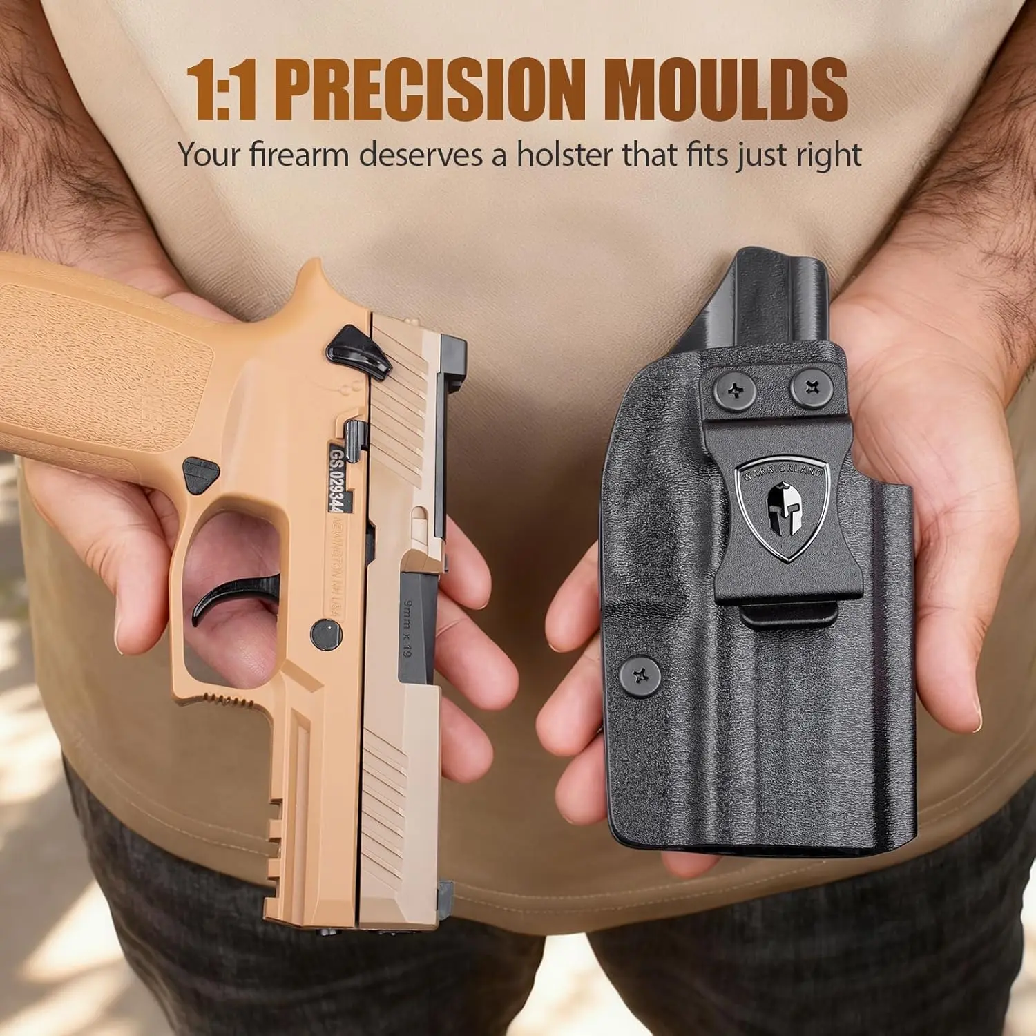 Funda Kydex IWB Sig P320 derecha interior para ocultación segura - imagen 4