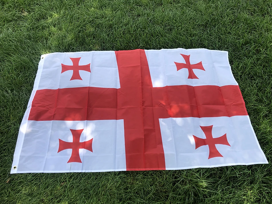 Bandera de poliéster Georgia para interior y exterior