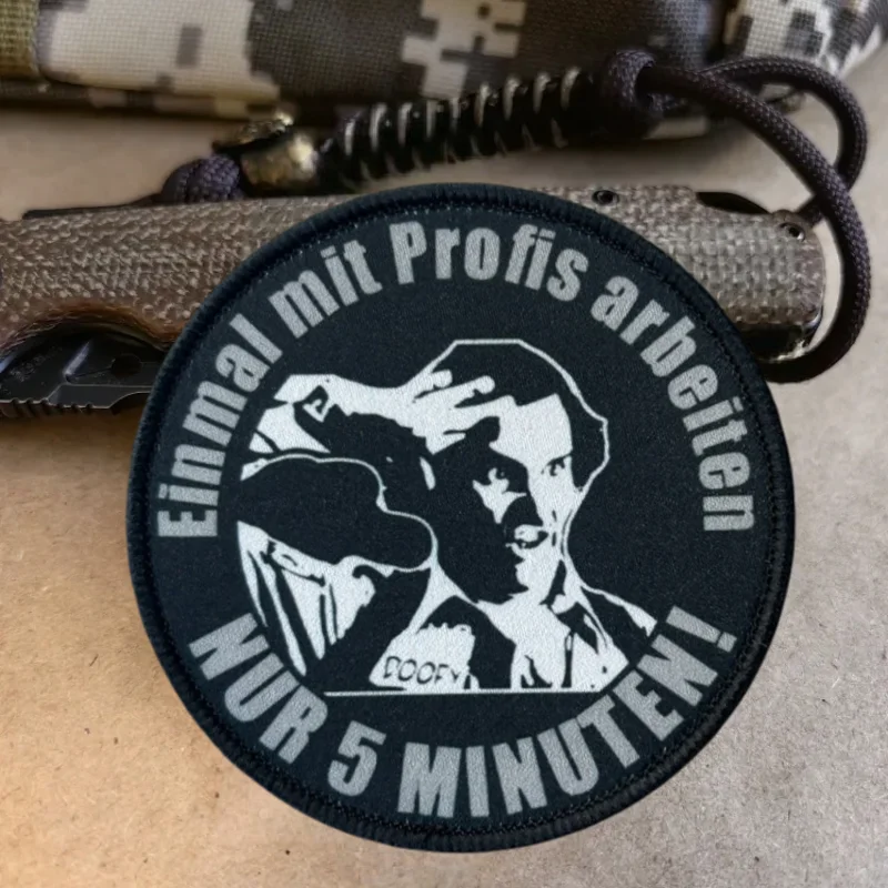Parche táctico humorístico con velcro – Ideal para chaleco y mochila - imagen 4