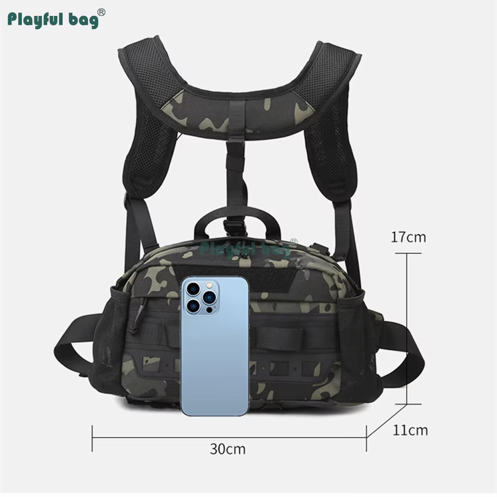 Bolsa de pesca AVA378 en uso