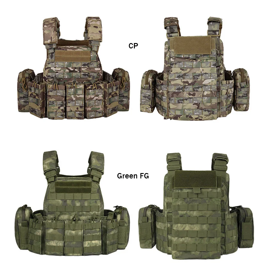 Chaleco con estética de camuflaje CS