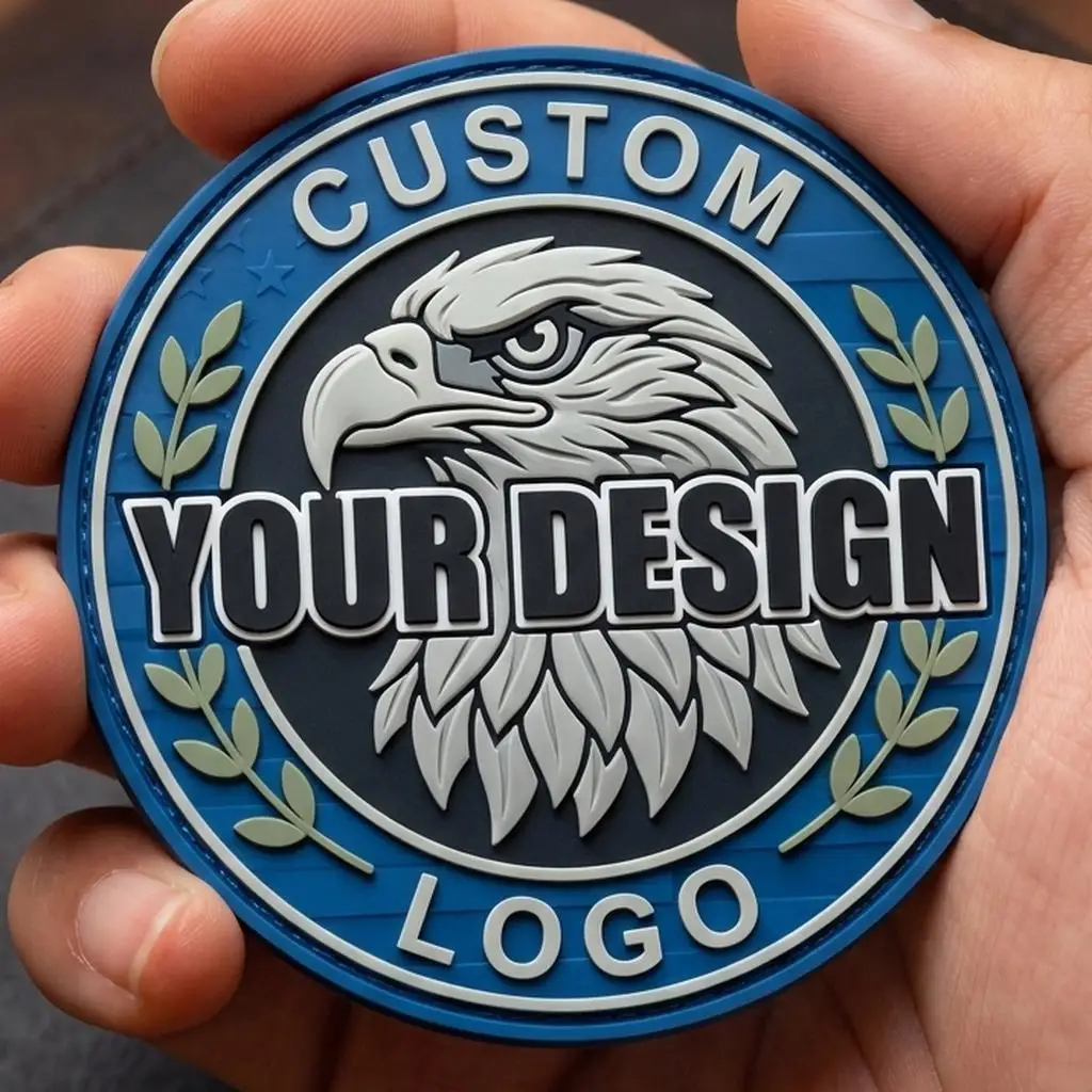 Parche de silicona 3D impermeable con velcro para logotipo - imagen 4