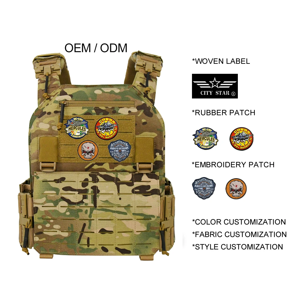 Sistema Molle y detalles de correas ajustables
