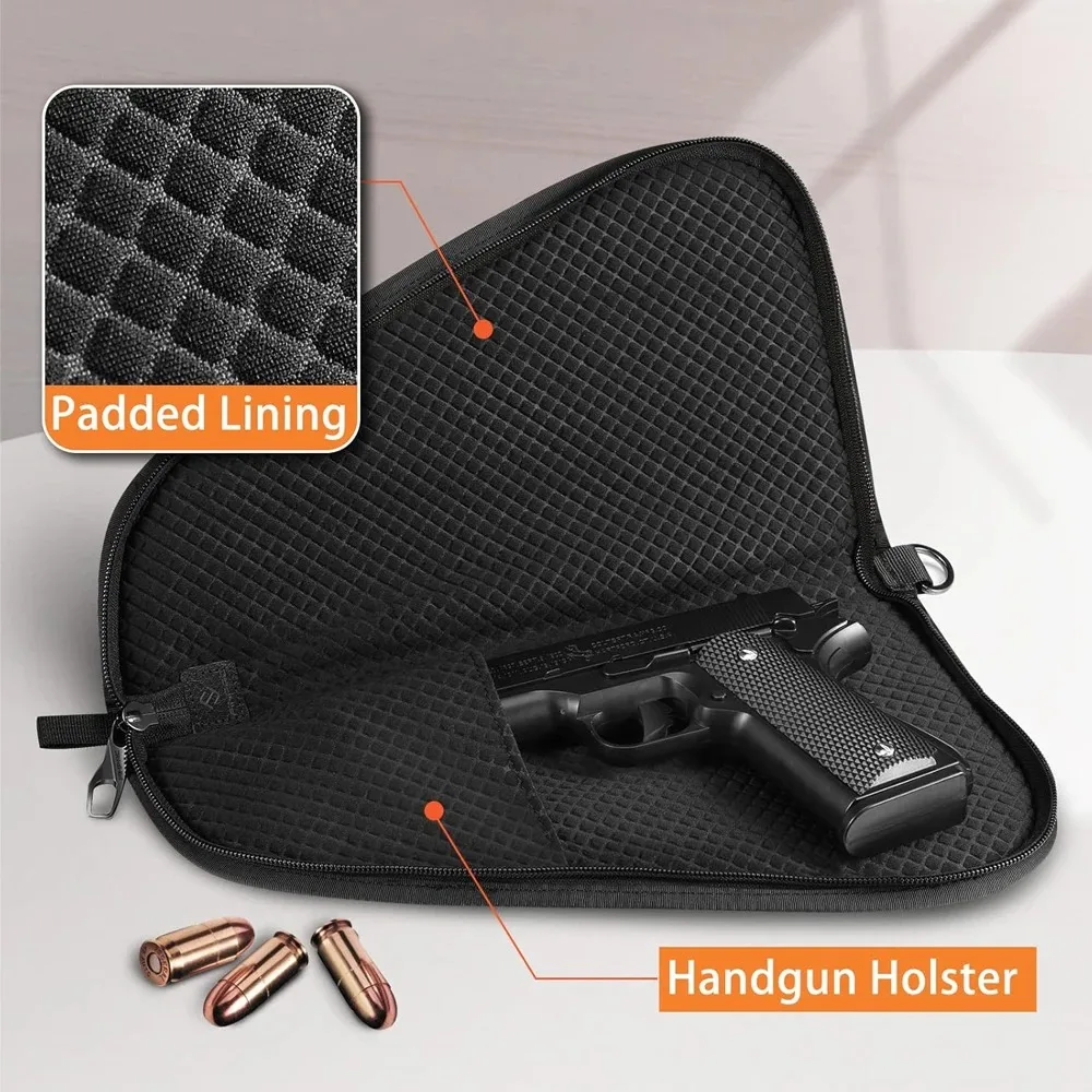 Bolsa táctica para pistola acolchada con funda protectora - imagen 4