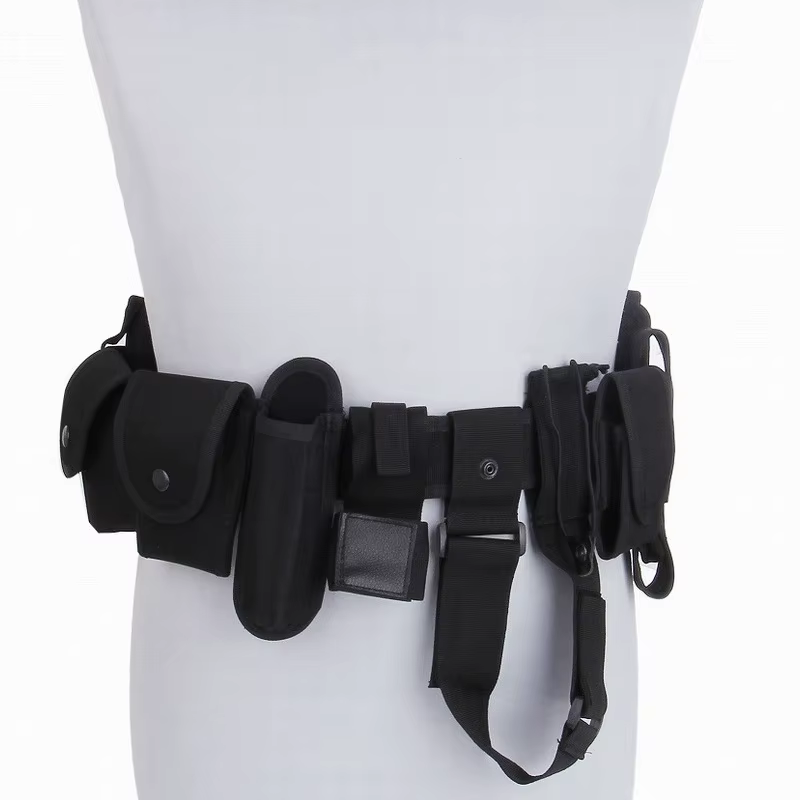 Cinturón táctico multifuncional con bolsas y kit utilidades para caza - imagen 3