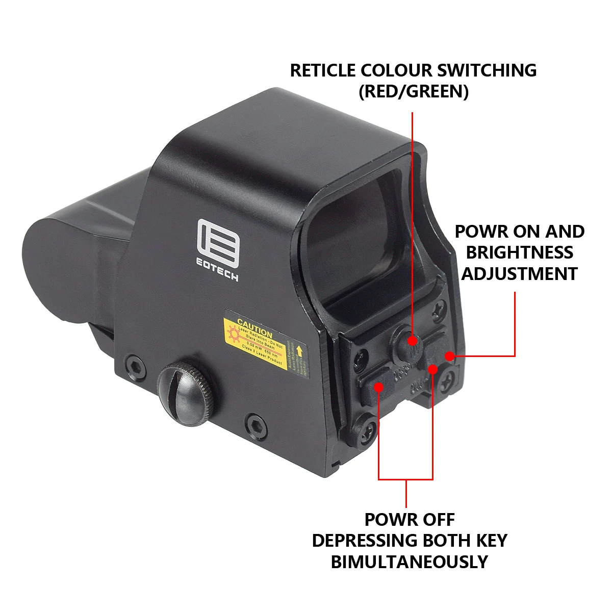 EOTech 553 Visor holográfico para raíl de 20 mm - imagen 2