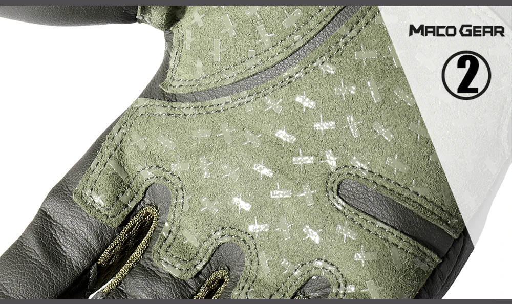 Detalle de la palma antideslizante