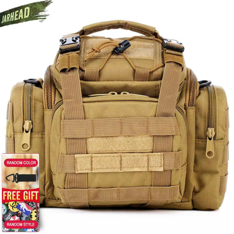 Riñonera táctica de camuflaje para cámara con bolsillos MOLLE - imagen 2