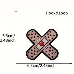 BANDAGE-AID Parche velcro táctico bordado para mochila MOLLE gorra
