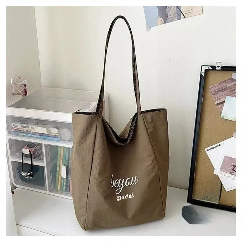 Bolso de hombro táctico lona leopardo doble cara gran capacidad - imagen 2