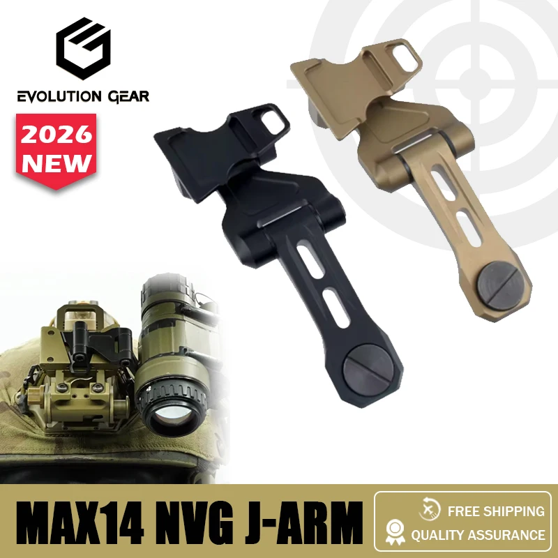 MAX14 Soporte PVS-14 J-ARM NVG abatible para casco metal ligero - imagen 4