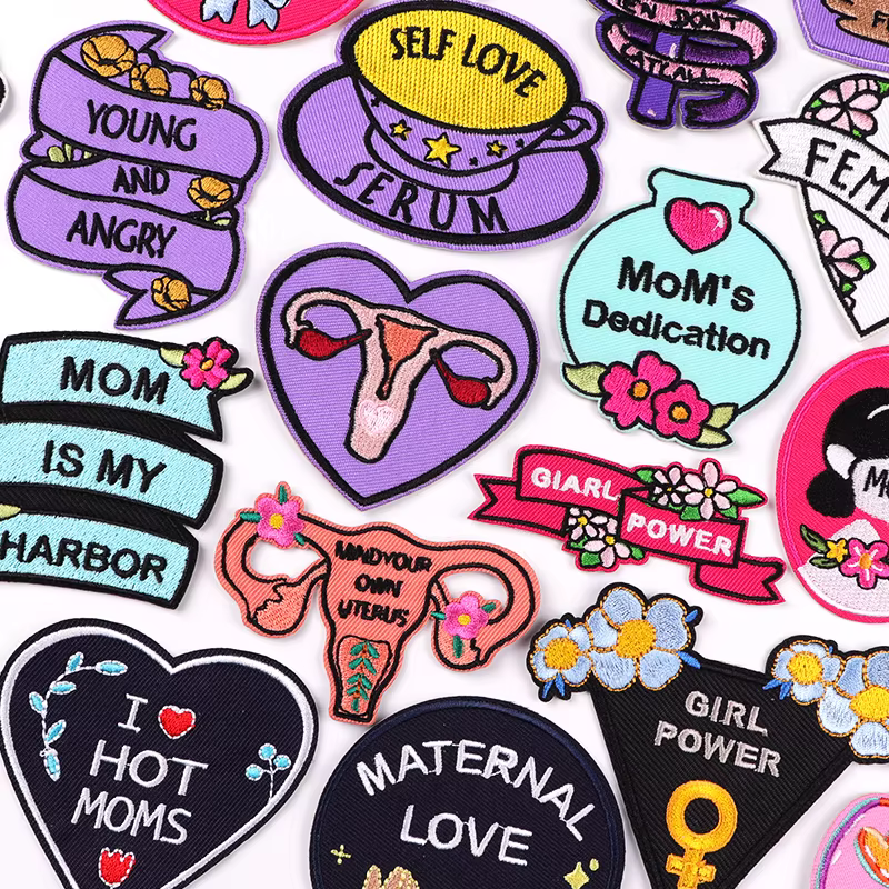 Parche bordado termoadhesivo Girl Power – Para chaqueta o ropa táctica