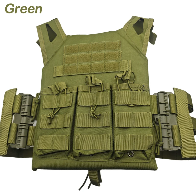 Chaleco táctico JPC MOLLE con liberación rápida y bolsa triple - imagen 4