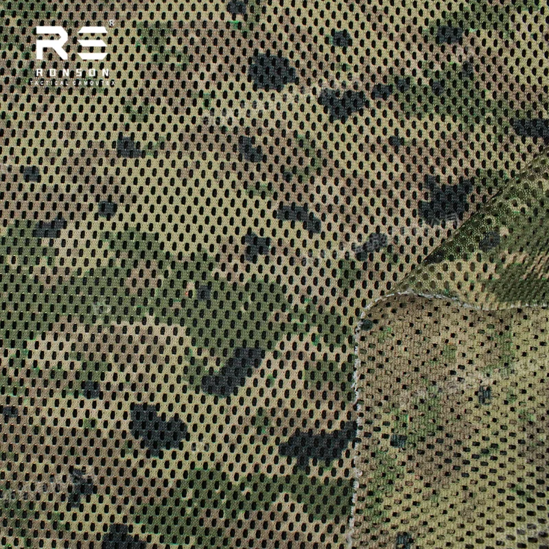 Tela táctica camuflaje CADPAT MT Woodland poliéster malla - imagen 3