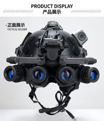 Casco táctico FAST airsoft con riel NVG GPNVG18/PVS31