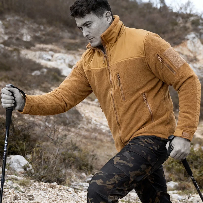 Jersey de lana cuello alto hombre – Abrigo térmico para montaña - imagen 5