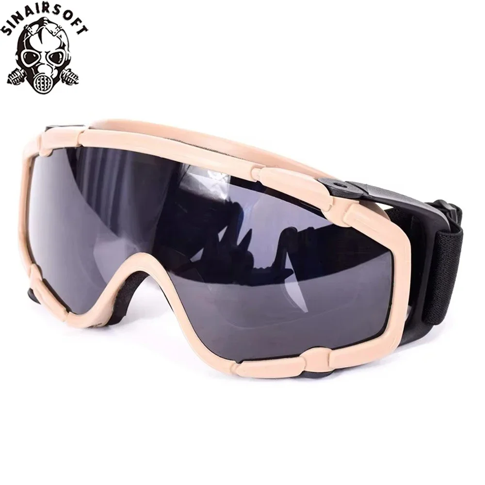 Gafas tácticas SINAIRSOFT FMA: protección UV, anti-impacto y antiviento - imagen 2