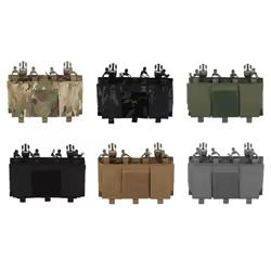 POSEIDON DEFENSE Portacargadores Táctico MOLLE 5.56 y 7.62 con Velcro