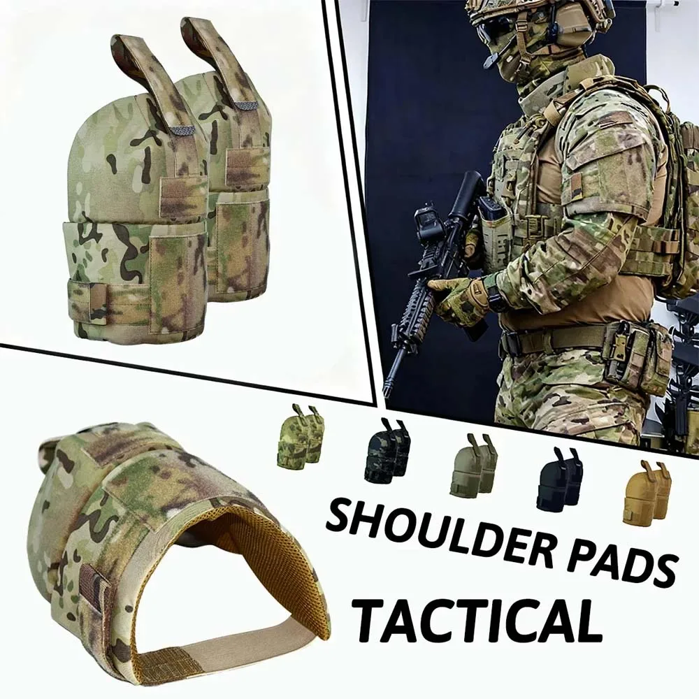 Almohadillas de protección para hombros en chaleco táctico