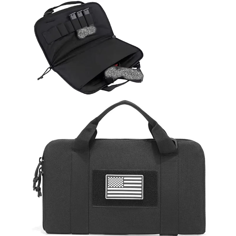 Funda pistola G17/M9 acolchada con ranura para cargadores - imagen 4