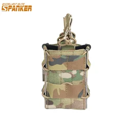 Bolsa táctica MOLLE doble para revistas M4 radio airsoft caza