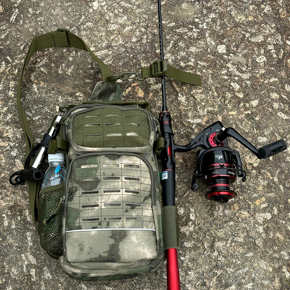 Bolso táctico impermeable camuflaje correa ajusta exterior - imagen 4