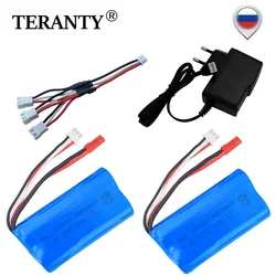 Cargador batería 18650 LiPo 7,4V 3000mAh RC 1:16