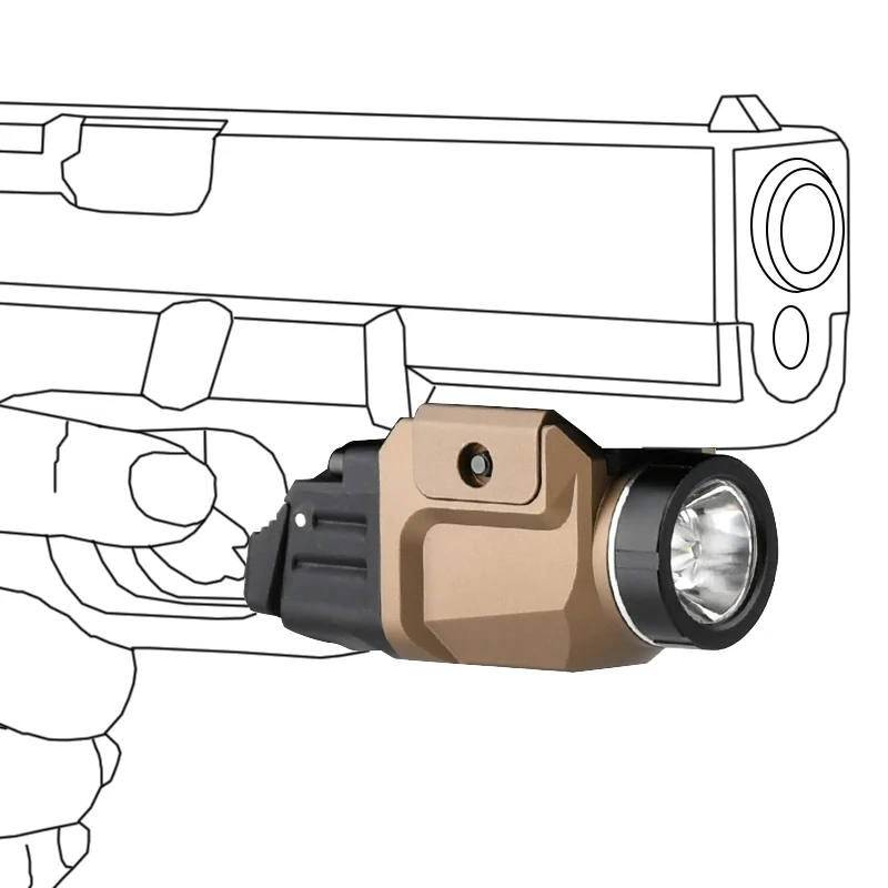 WADSN TR-7 linterna táctica para rail Picatinny con modo alto/bajo - imagen 5