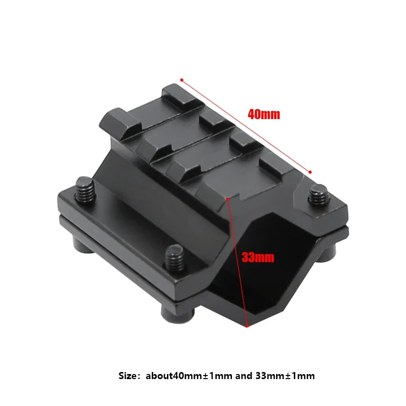 Adaptador Picatinny tres ranuras – Montaje universal para visor - imagen 5