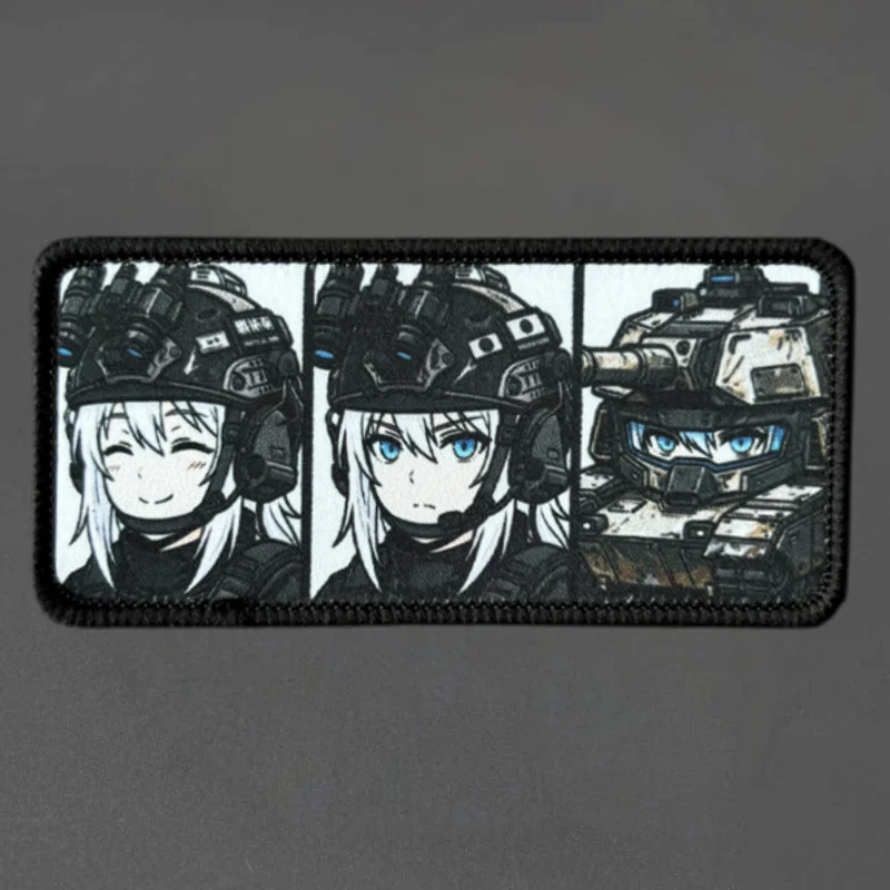 Parche táctico gancho y bucle anime moto para chaleco - imagen 3