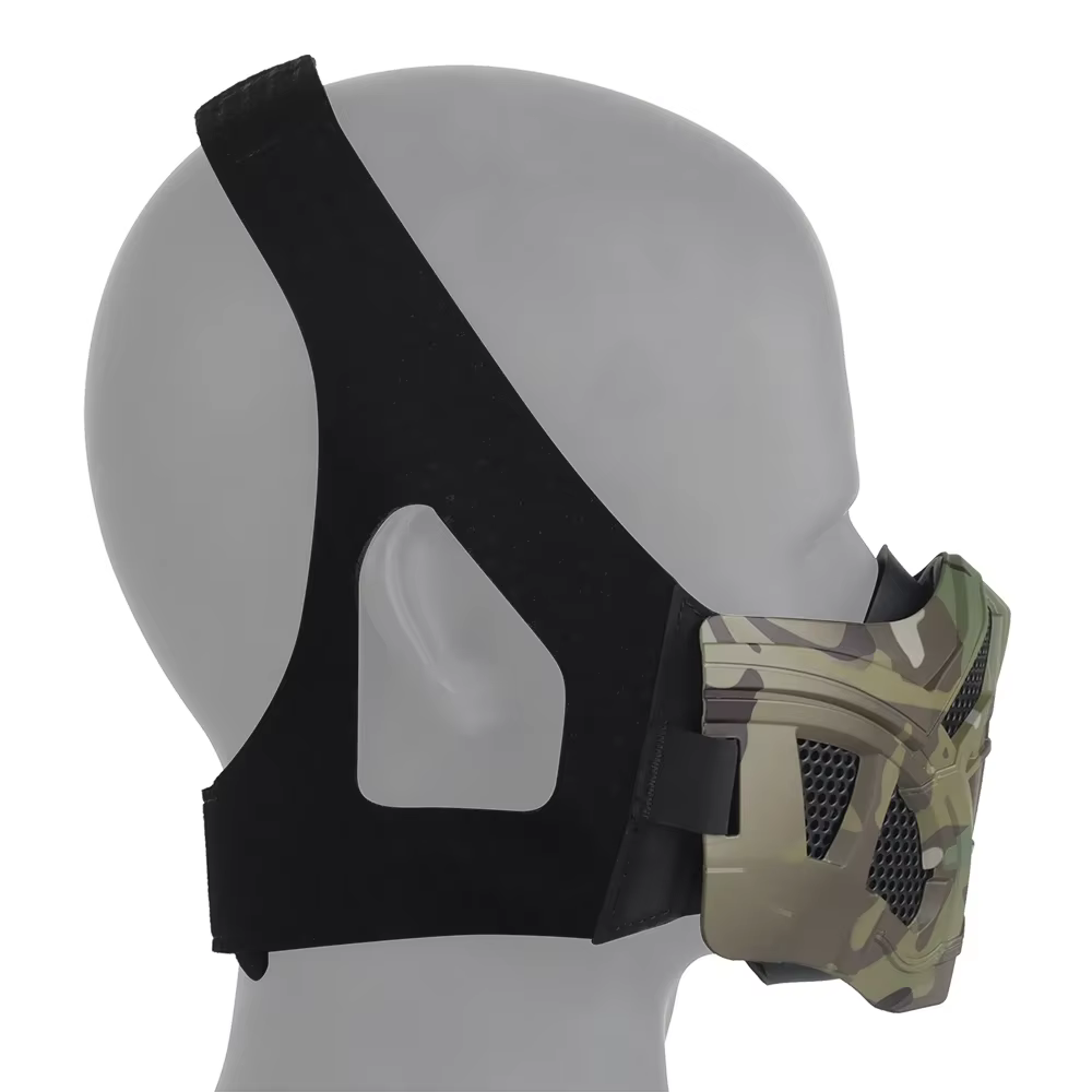 Máscara táctica Airsoft Escorpión de silicona para protector facial - imagen 4