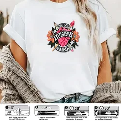 Parche termoadhesivo bordado floral punk para gorra camionero