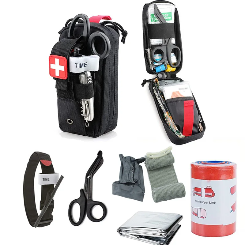 Bolsa médica táctica Molle EDC IFAK –kit emergencia