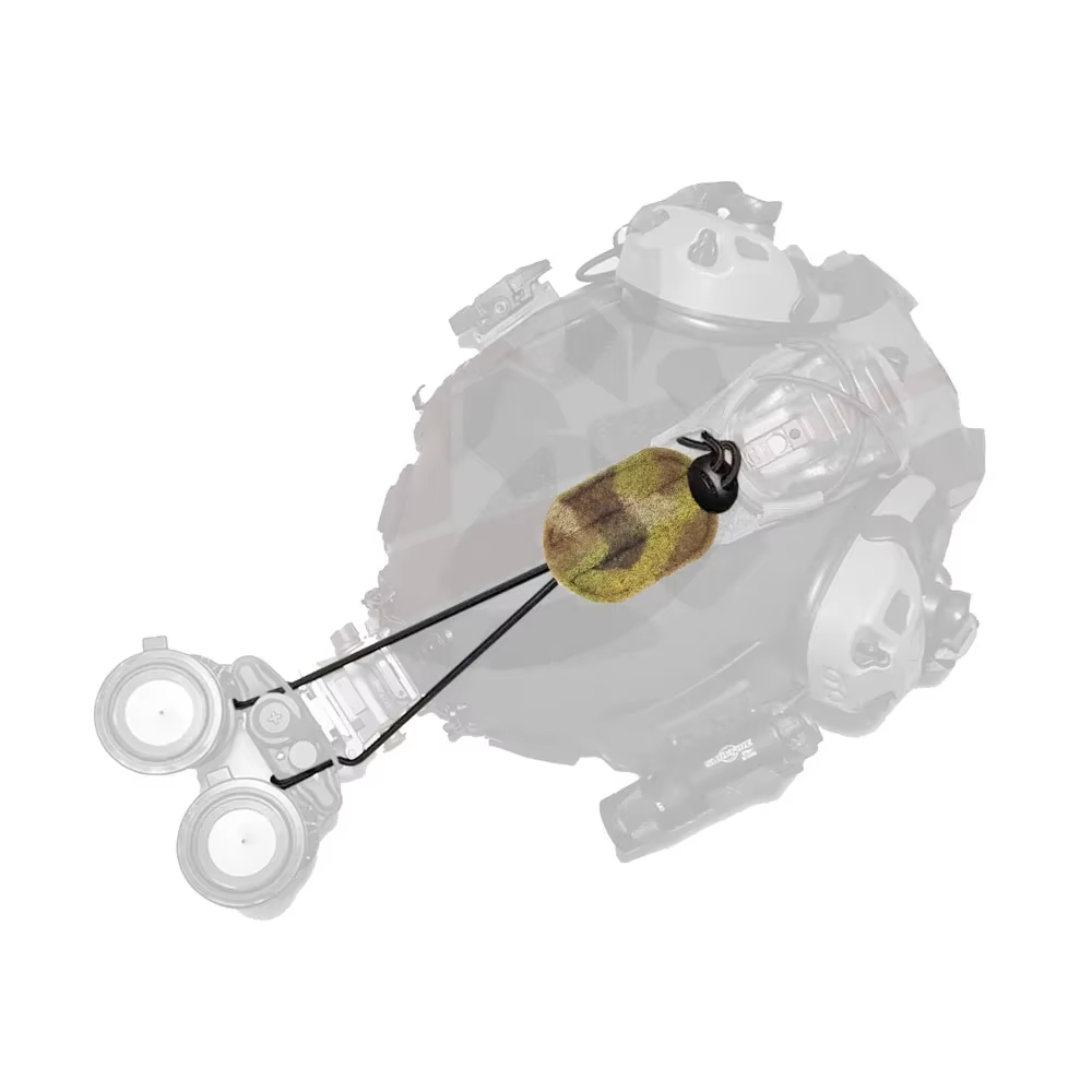 Kit retención NVG estilo KC para casco táctico con cuerda fija