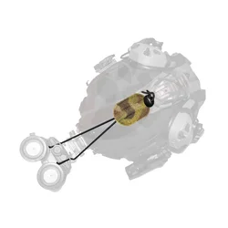 Kit retención NVG estilo KC para casco táctico con cuerda fija