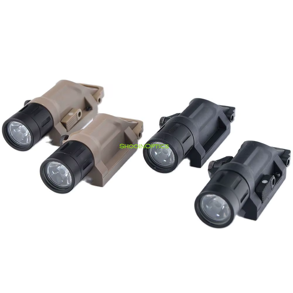 Linterna táctica LED alta luminosidad cuerpo aluminio rail 20mm caza nocturno - imagen 2