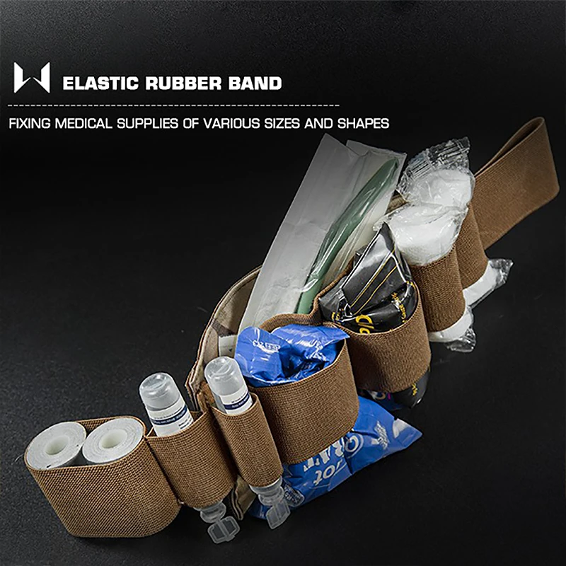 Kit primeros auxilios táctico con banda elástica para bolsa médica - imagen 3
