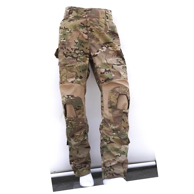 GEN AC Multicam Pantalones tácticos algodón y nailon sin rodilleras